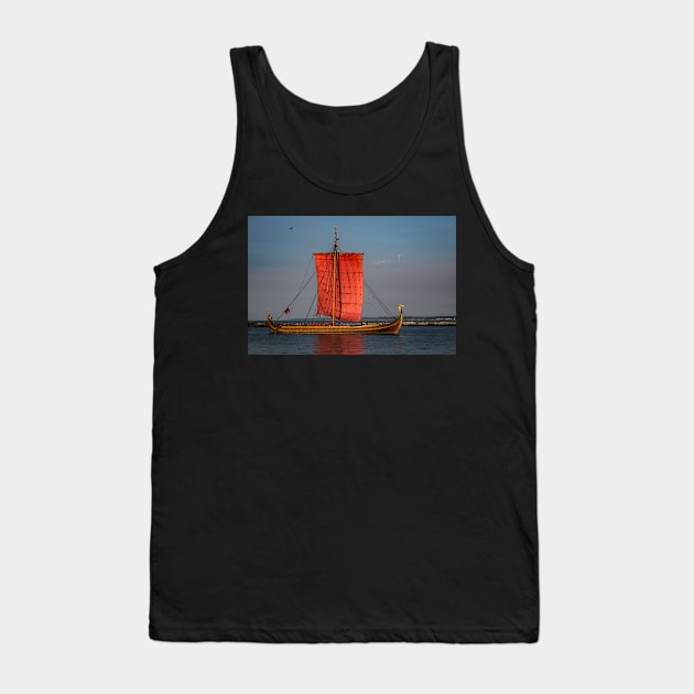 Tall Ship Draken Harald Harfagre Tank Top by dalekincaid